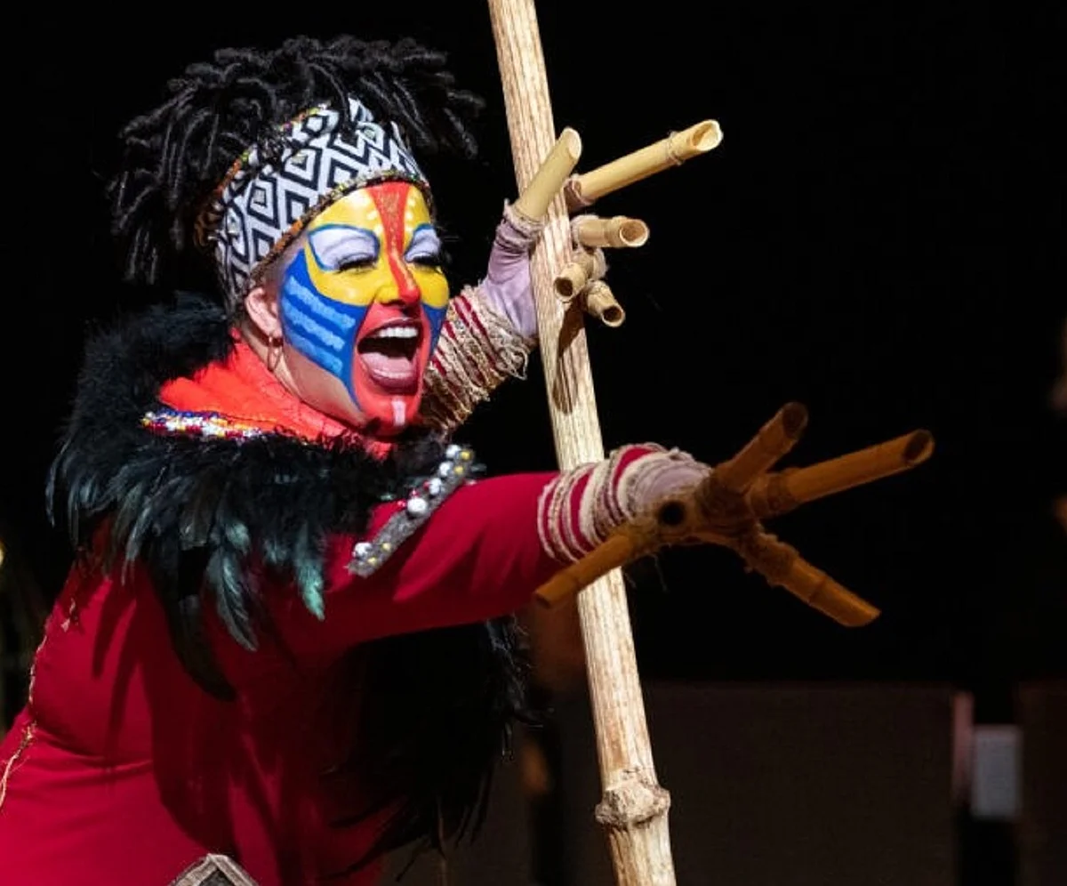 KaGe Ellingen Rafiki von König der Löwen. Verköpert von einer Tänzerin.